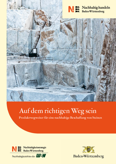 Produktwegweiser für eine nachhaltige Beschaffung von Steinen Produktwegweiser für eine nachhaltige Beschaffung von Steinen